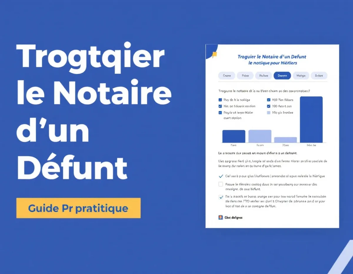 Trouver le Notaire d'un Défunt : Guide Pratique pour Héritiers