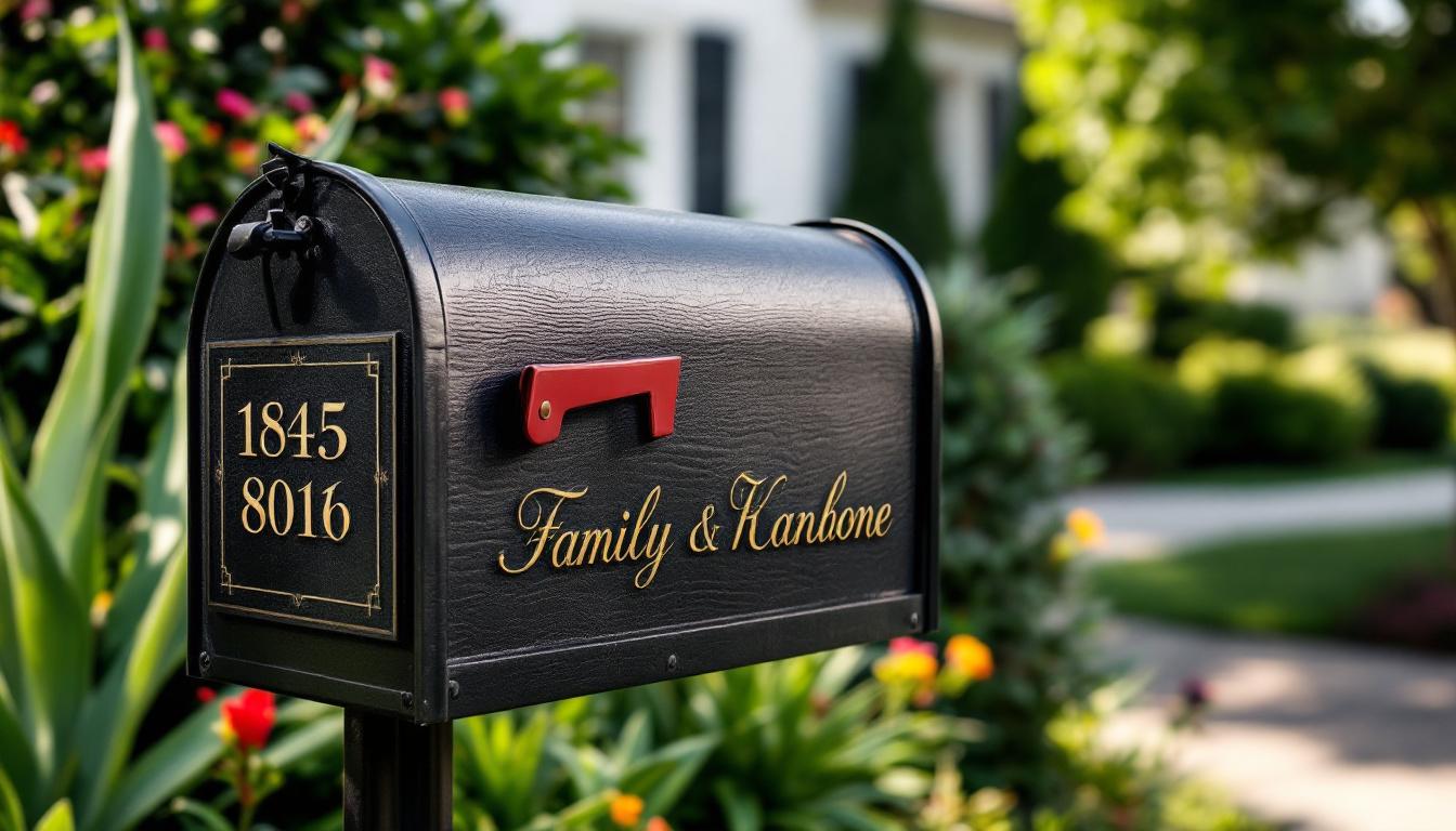 Les atouts d'une plaque de boîte aux lettres personnalisée pour votre famille